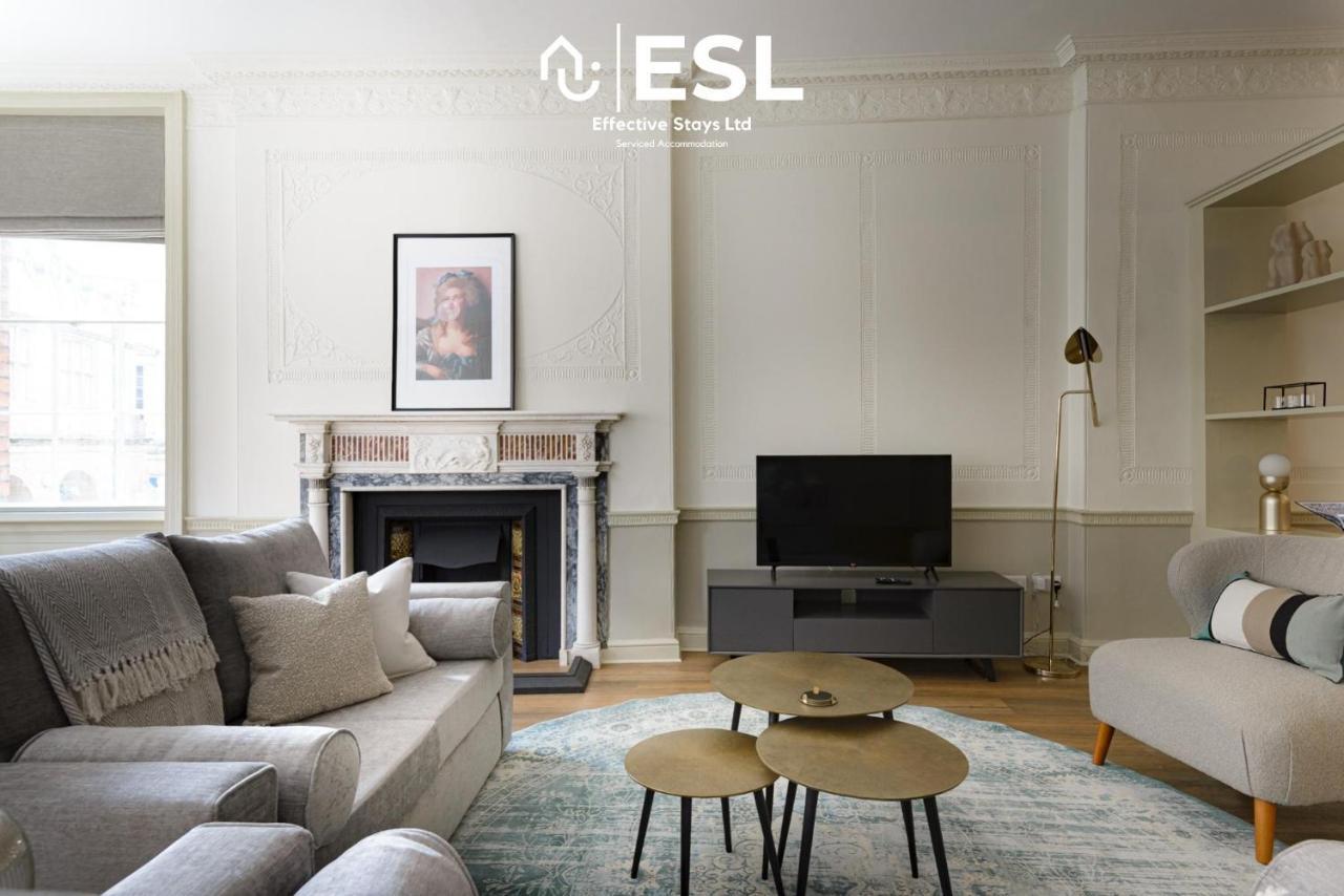Most Central Luxury Grade 2 Listed Apartment Overlooking Shrewsbury Square - Free Parking ภายนอก รูปภาพ
